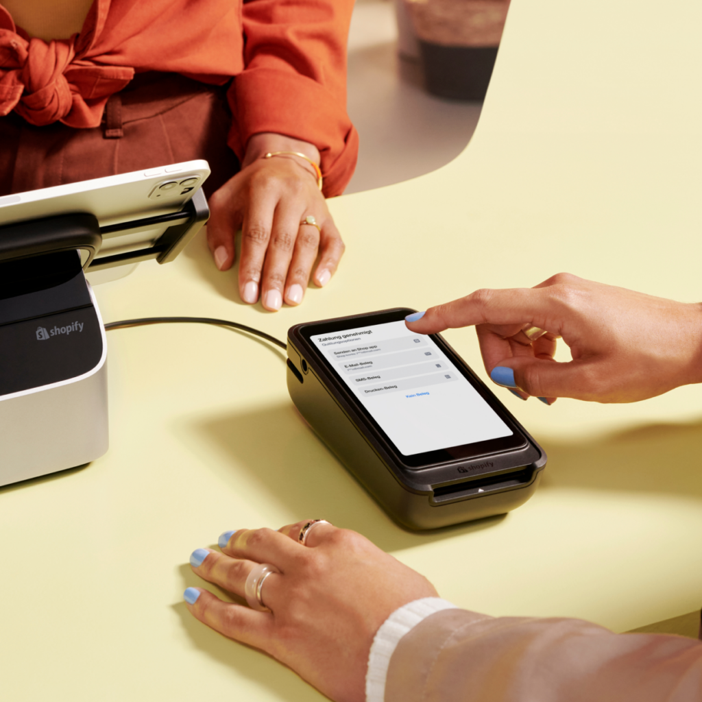 Kartenzahlung am Shopify POS Terminal