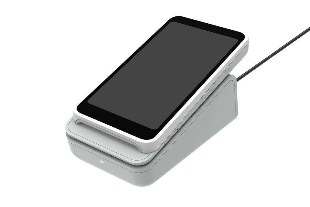 Stripe Reader S700 in der Ladestation