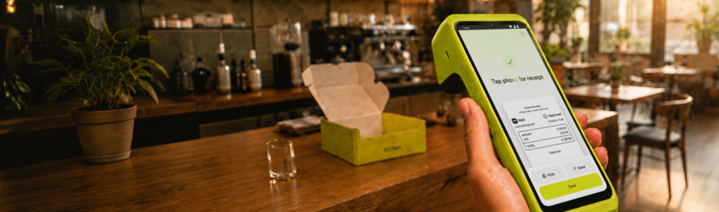 Teya Kartenterminal im Restaurant