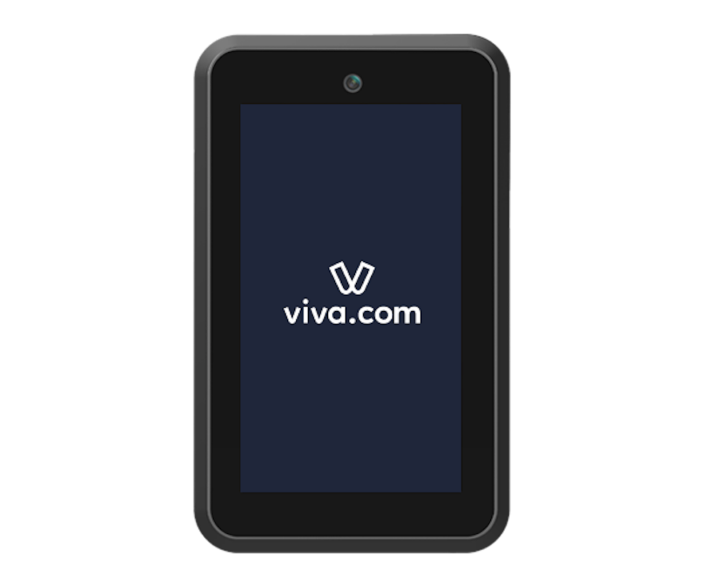 VivaPOS Android Kartenterminal in der Frontansicht