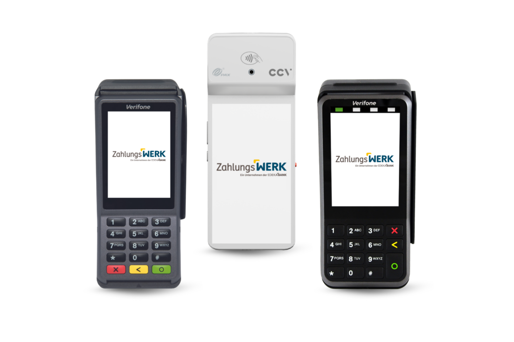 ZahlungsWERK Kartenterminals von Verifone und CCV