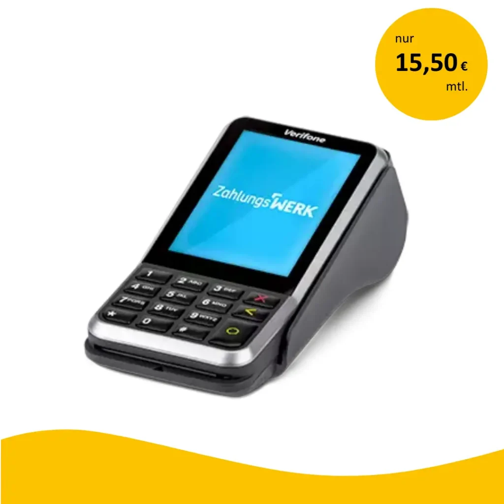 Verifone V400m Kartenterminal bei ZahlungsWERK