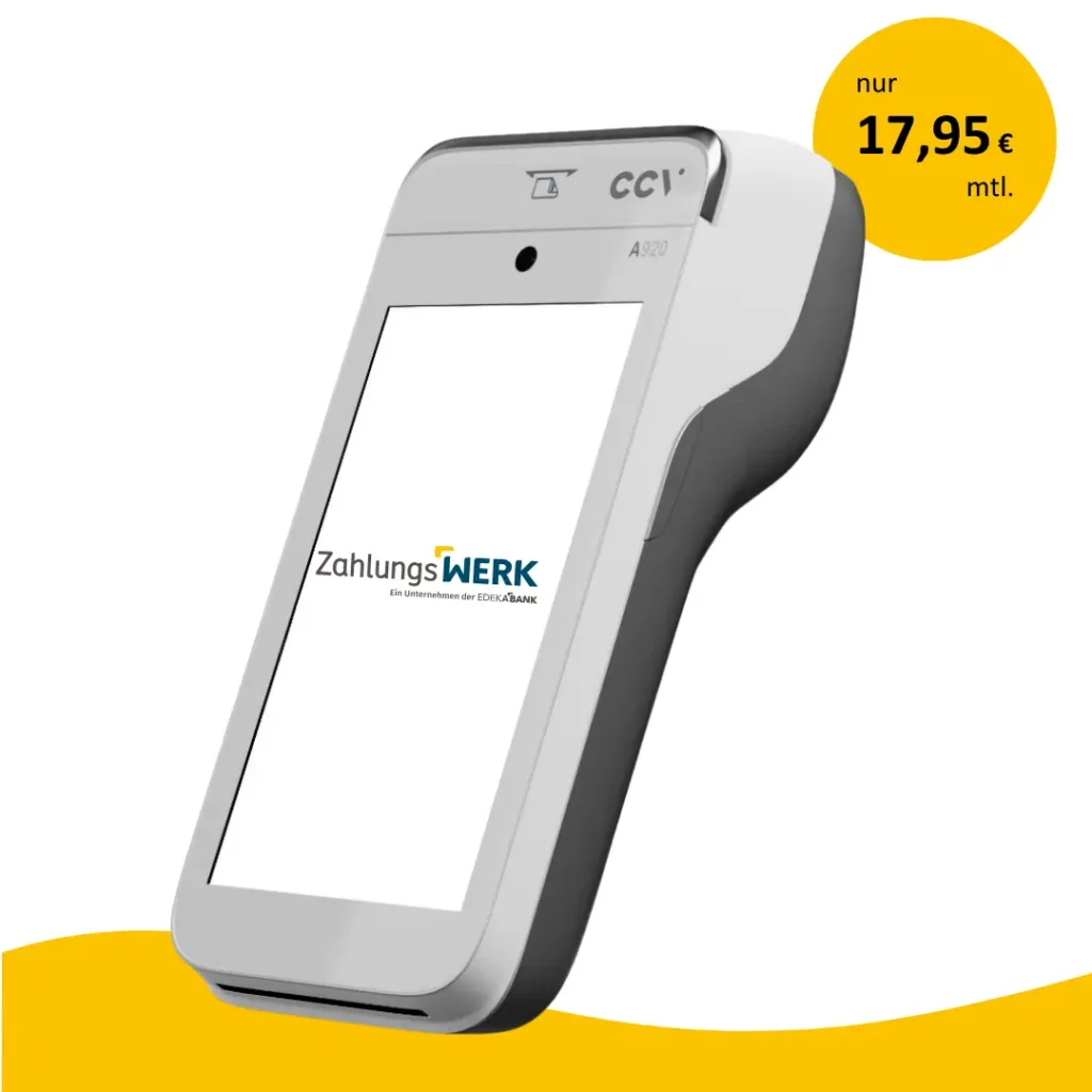 PAX A920 Pro mobiles Kartenterminal bei ZahlungsWERK