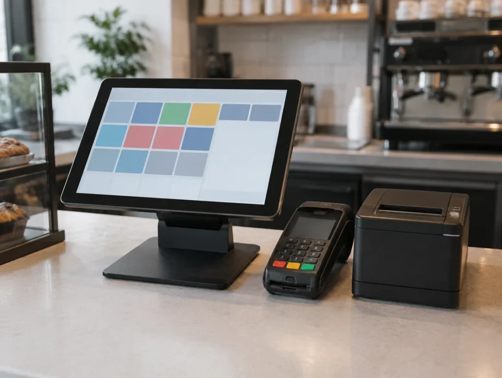 Kassensystem mit Kartenterminal und Belegdrucker