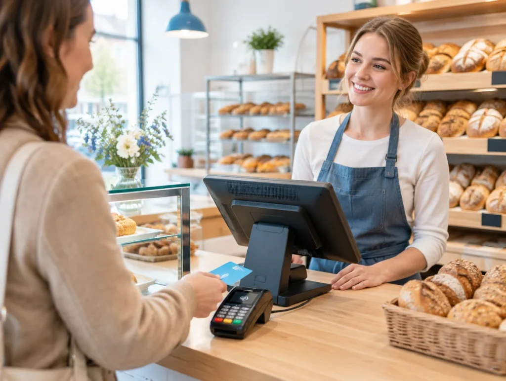 Kartenterminal mit Kassenanbindung für Handel und Gastronomie
