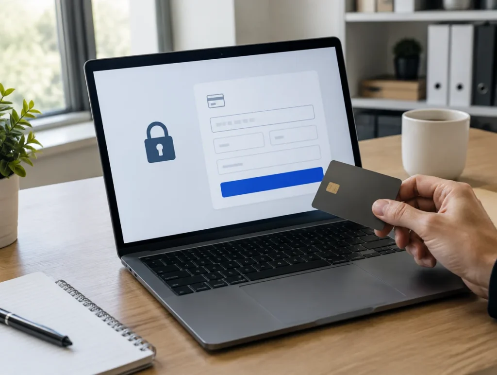 Online Zahlung mit Karte im Checkout
