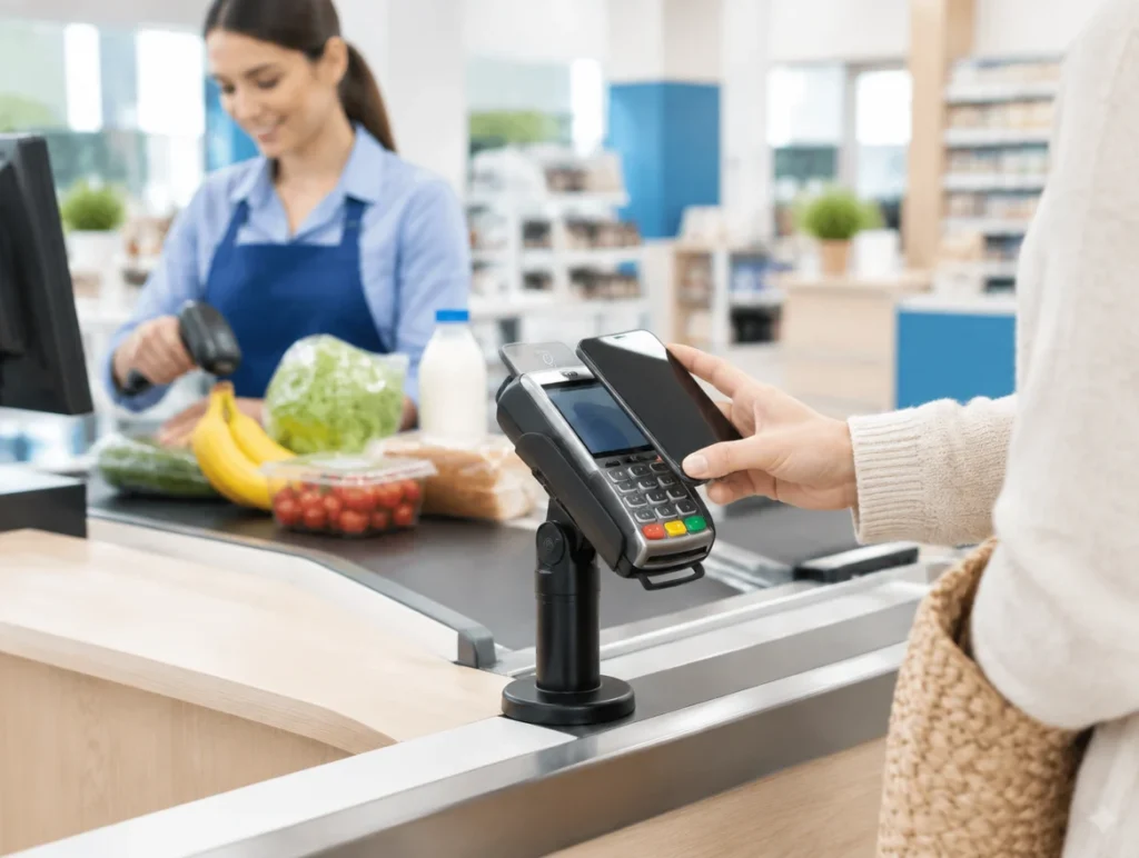 PIN-Pad für die Kartenzahlung an der Kasse
