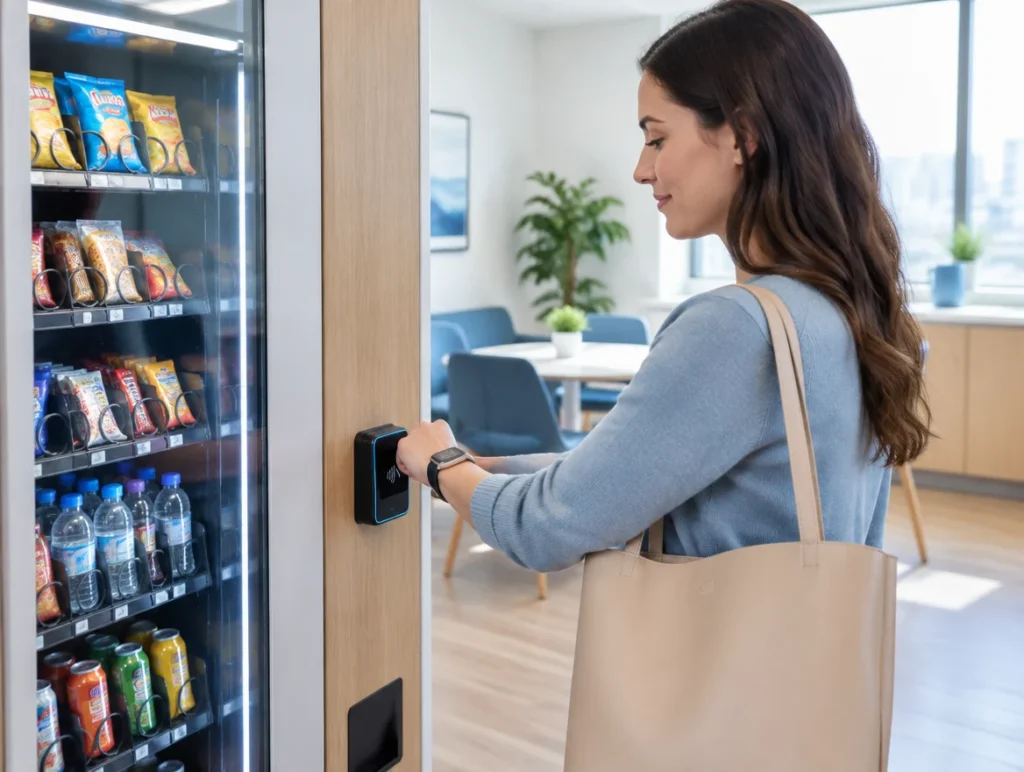 Unbeaufsichtigtes Zahlungsterminal für Automat, Ladesäule und Self Service im Einsatz